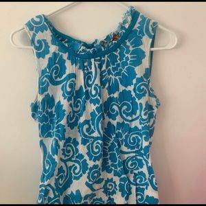Tory Burch blue blouse